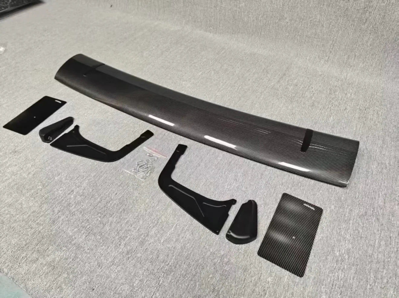 Prepreg Carbon Fiber V Style Rear Track Big Wing - BMW M2 G87 M3 G80 M4 G82