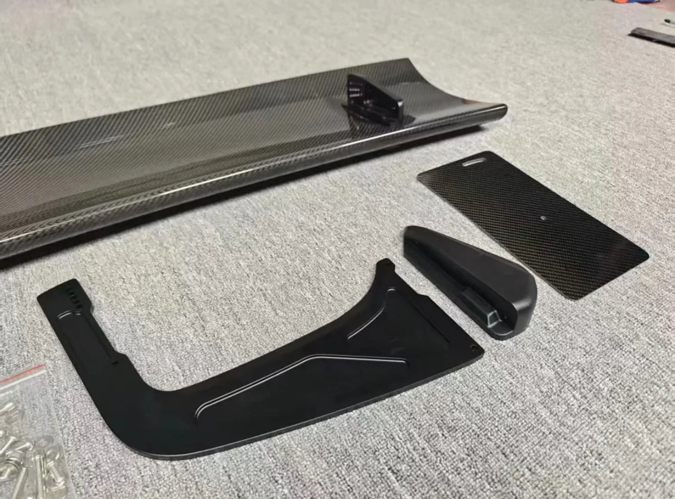 Prepreg Carbon Fiber V Style Rear Track Big Wing - BMW M2 G87 M3 G80 M4 G82