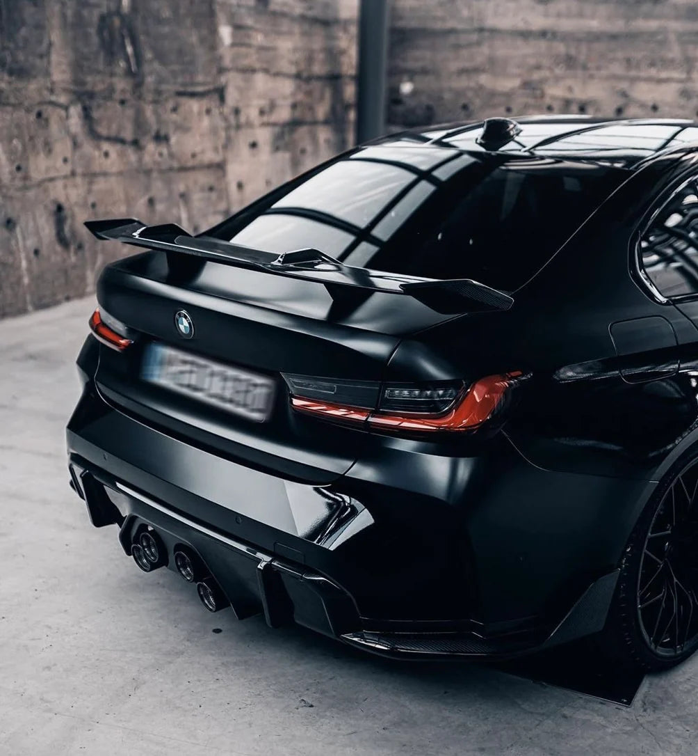 Carbon Rear MP Style Spoiler Trunk wing - BMW G80 M3 G82 M4 G20 G22 G30 F90