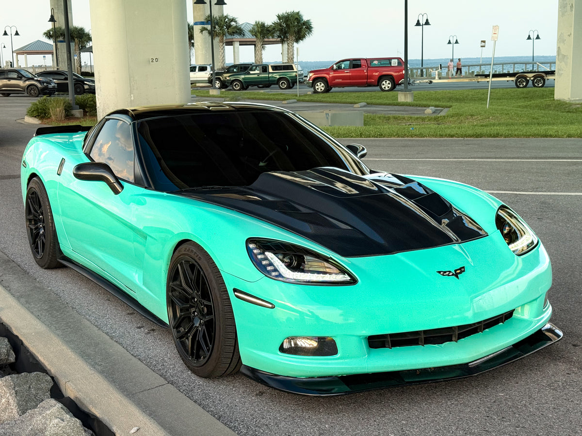 Carbon Fiber Vented Hood Bonnet V2 - Corvette C6