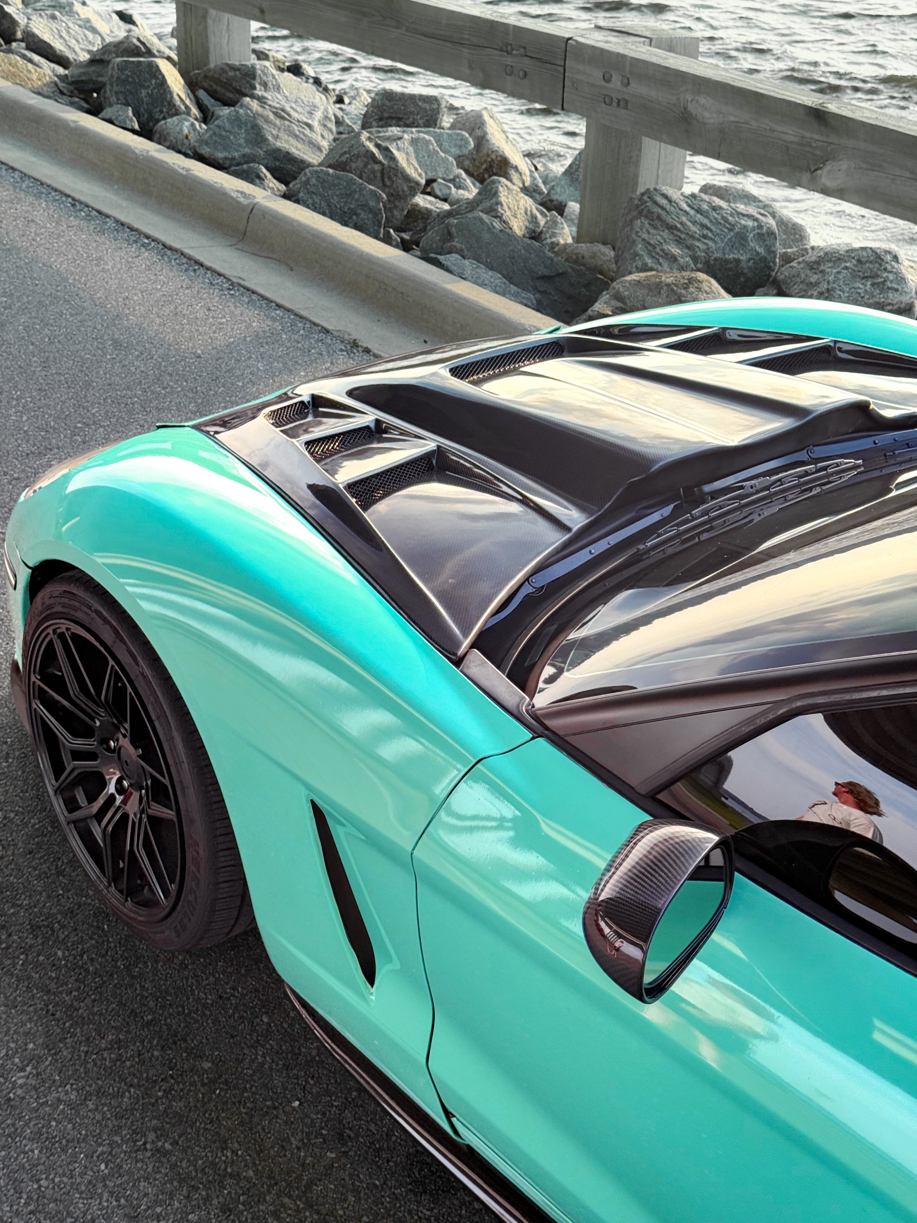 Dry Carbon Fiber Side Mirror Caps - Chevrolet Corvette C6 ZR1 2005-2013