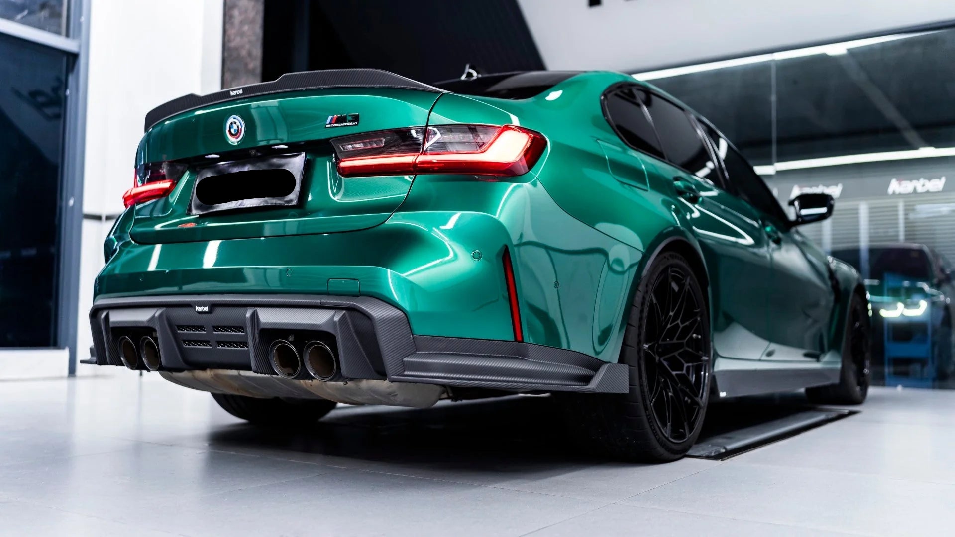 Carbon Fiber V2 Rear Diffuser & Canards - BMW M3 G80