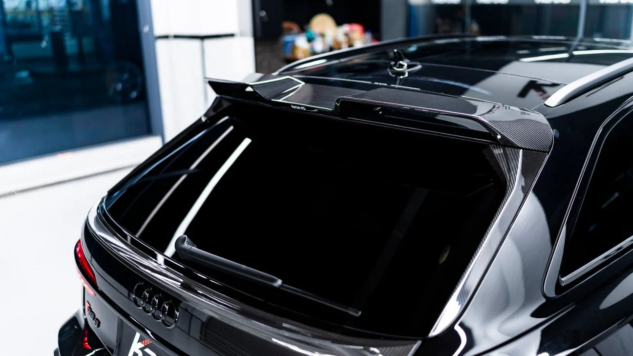 Carbon Fiber Rear Roof Spoiler - Audi RS6 C8 2020+