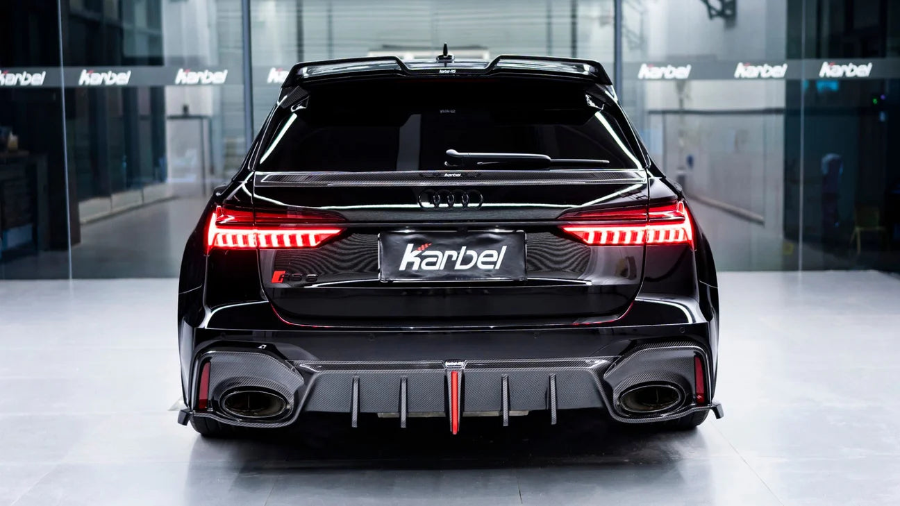 Carbon Fiber Rear Roof Spoiler - Audi RS6 C8 2020+