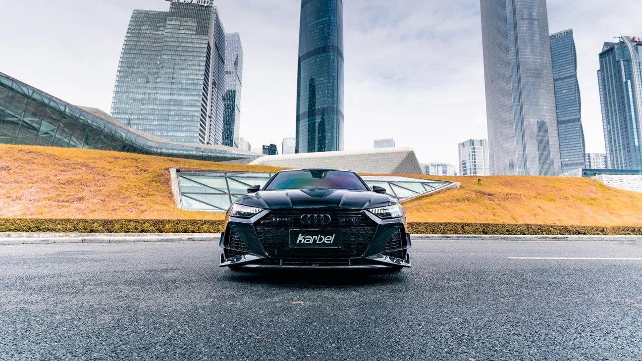 Carbon Fiber KB  Front Lip Splitter - Audi RS7 RS6 C8 2020+