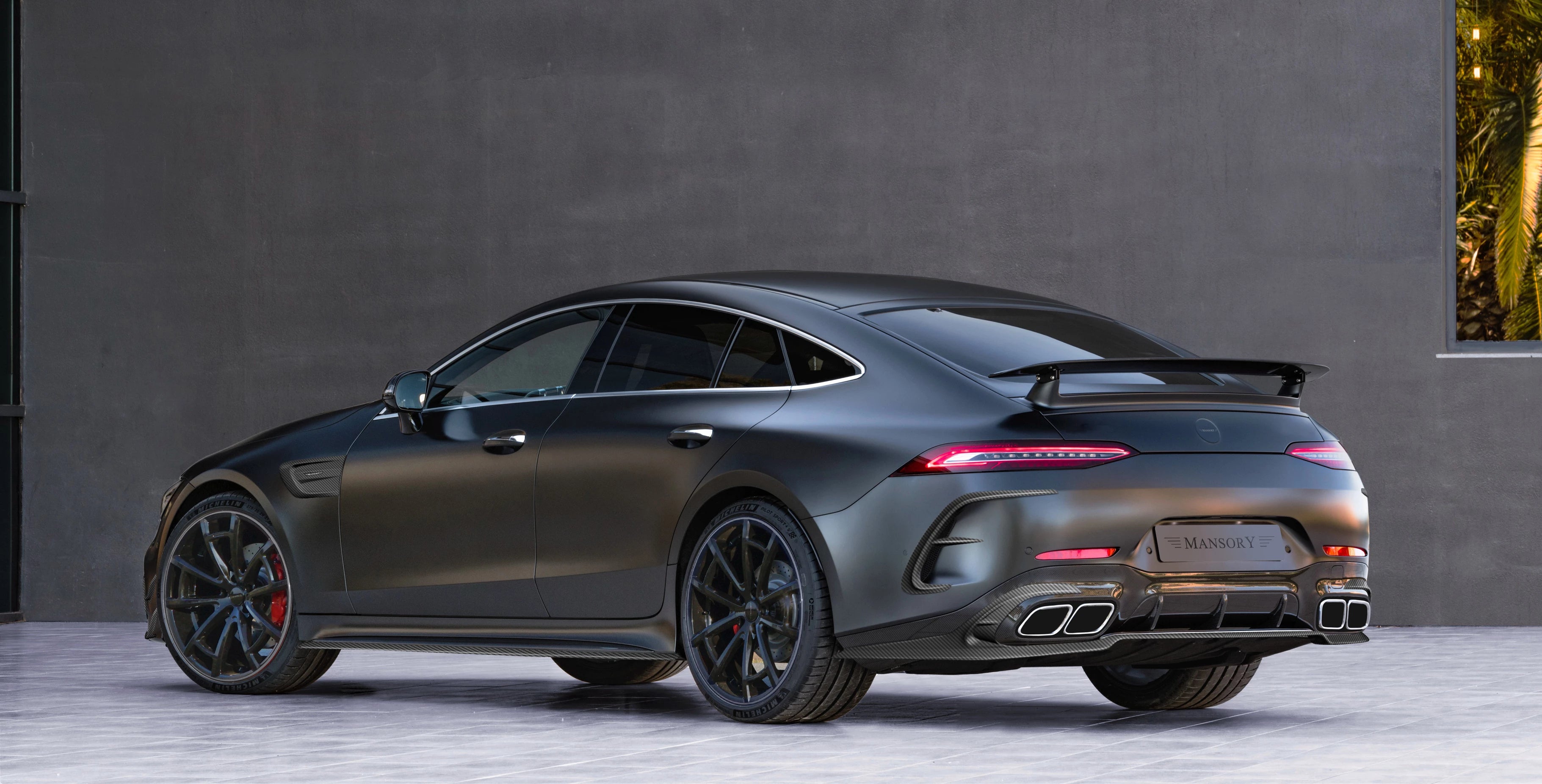 OEM-Style Carbon Fiber Rear Spoiler Wing - Mercedes Benz AMG GT50 GT53 GT63 GT63S