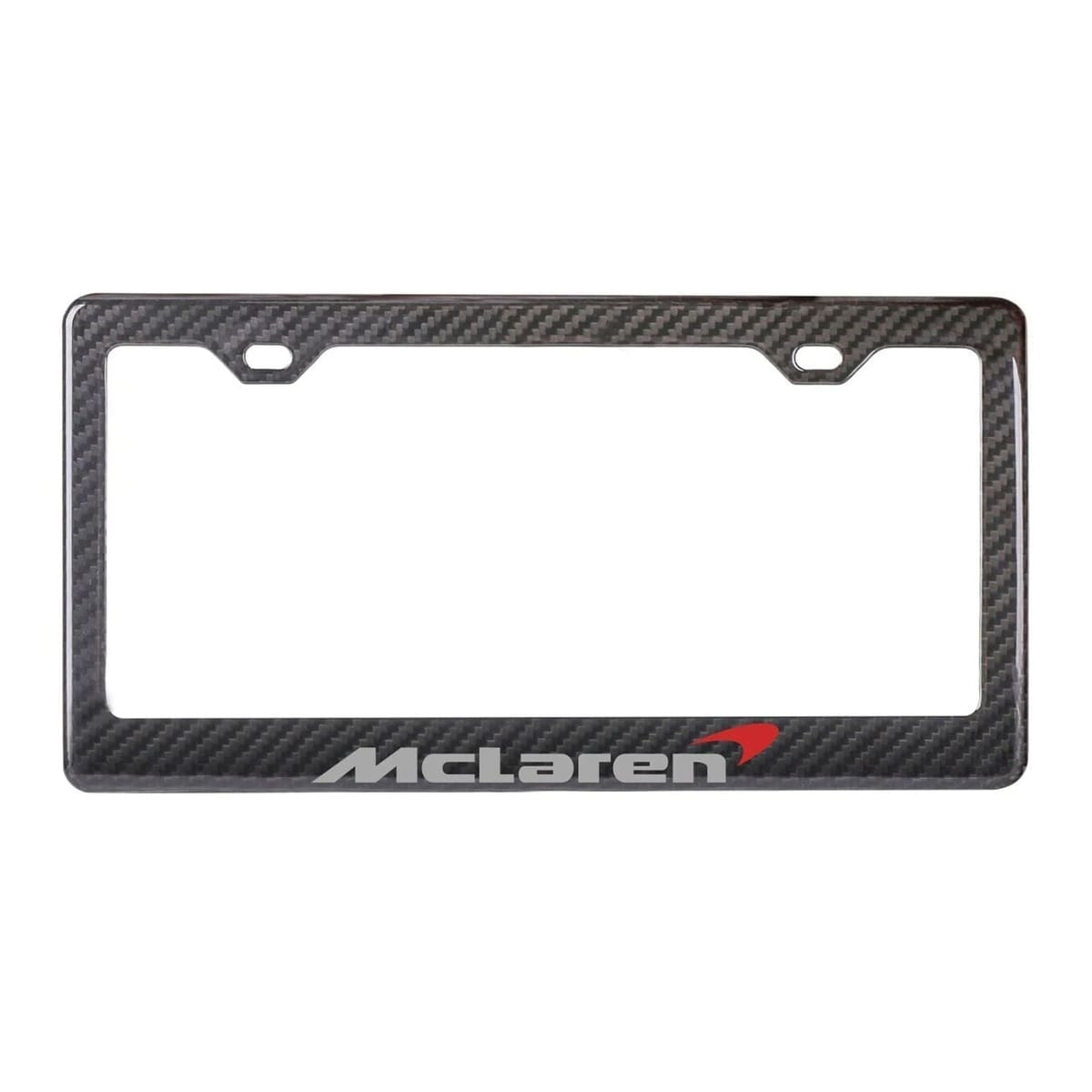 Carbon Fiber License Plate Frame - McLaren