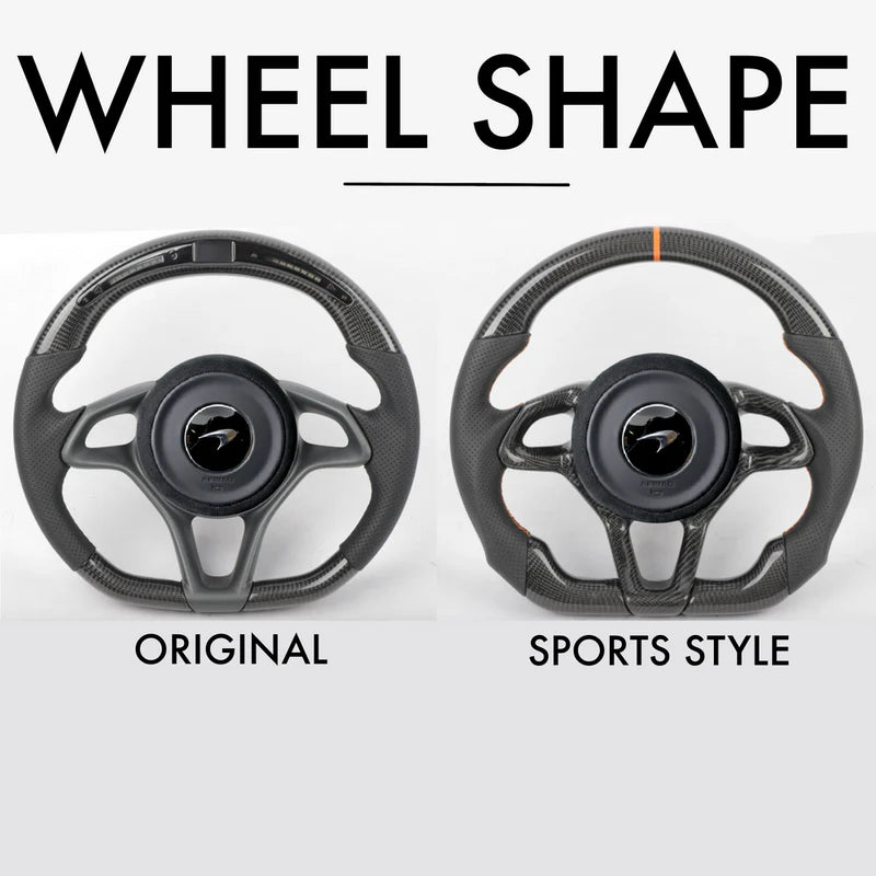 Custom Carbon Fiber Steerng Wheel - Mclaren