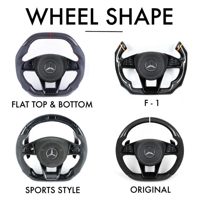 Full Custom Steering Wheel - Mercedes Benz 2017 AMG Performance Style