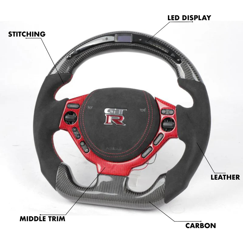Full Custom Steering Wheel - Nissan R35 GTR 2009-2016