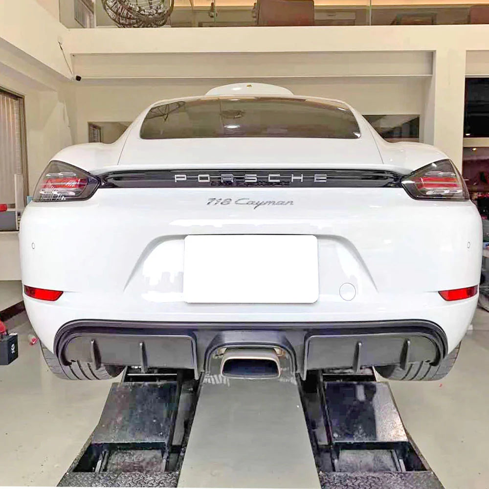 GT4 Style Rear Diffuser - 2017-2025 Porsche Boxster/Cayman (718)