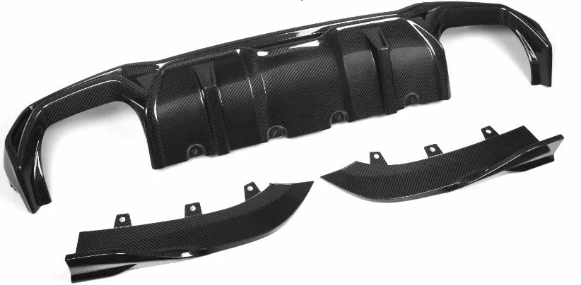 SQ Style Carbon Fiber Rear Diffuser -  BMW G22 / G23 4 Series
