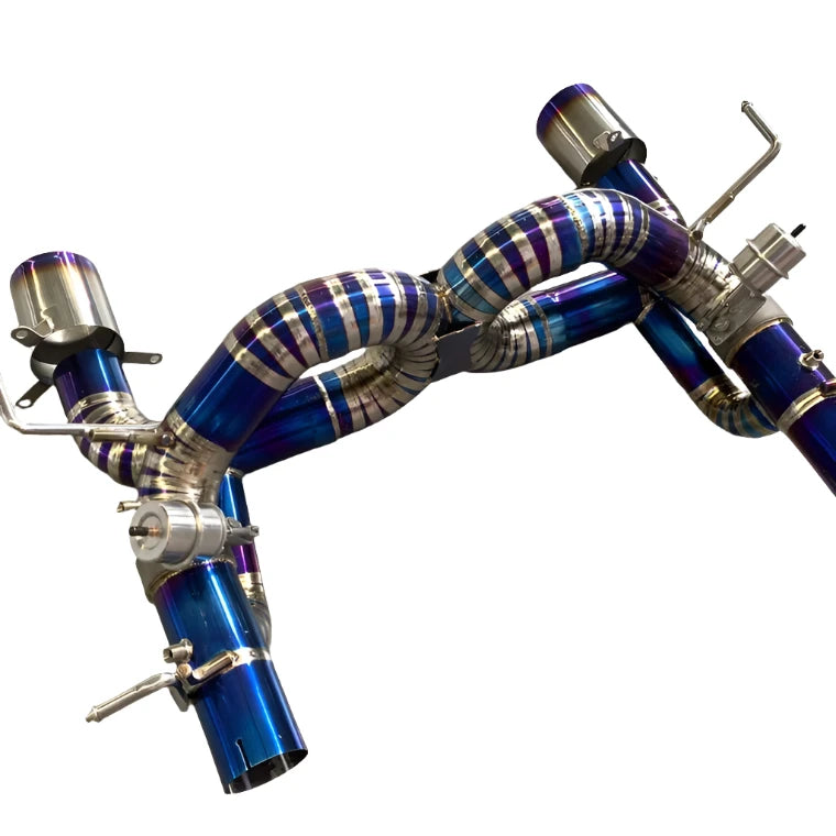 Titanium Valved Exhaust System - Ferrari F8 3.9T