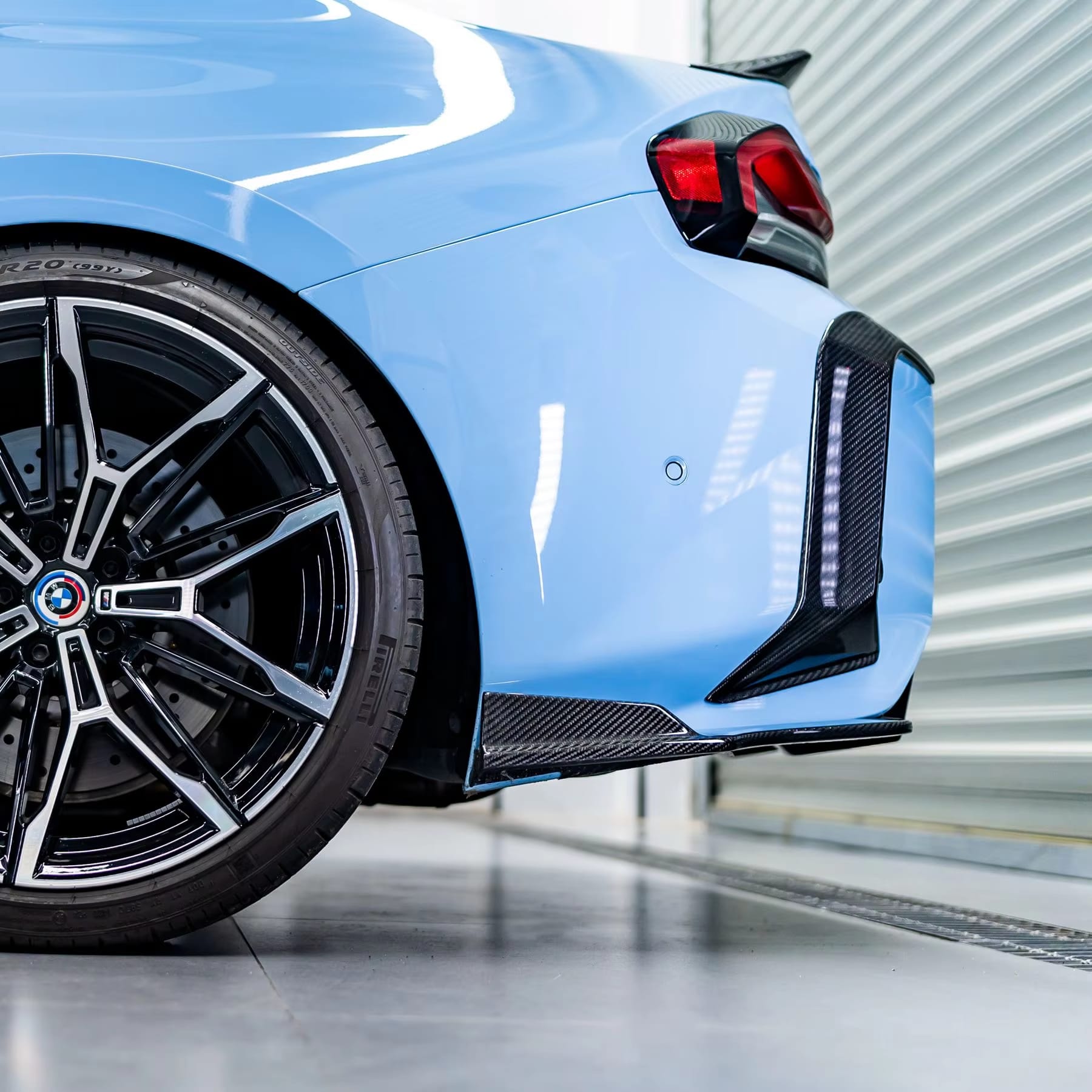 Dry Carbon Fiber KB Rear Bumper Trims - BMW G87