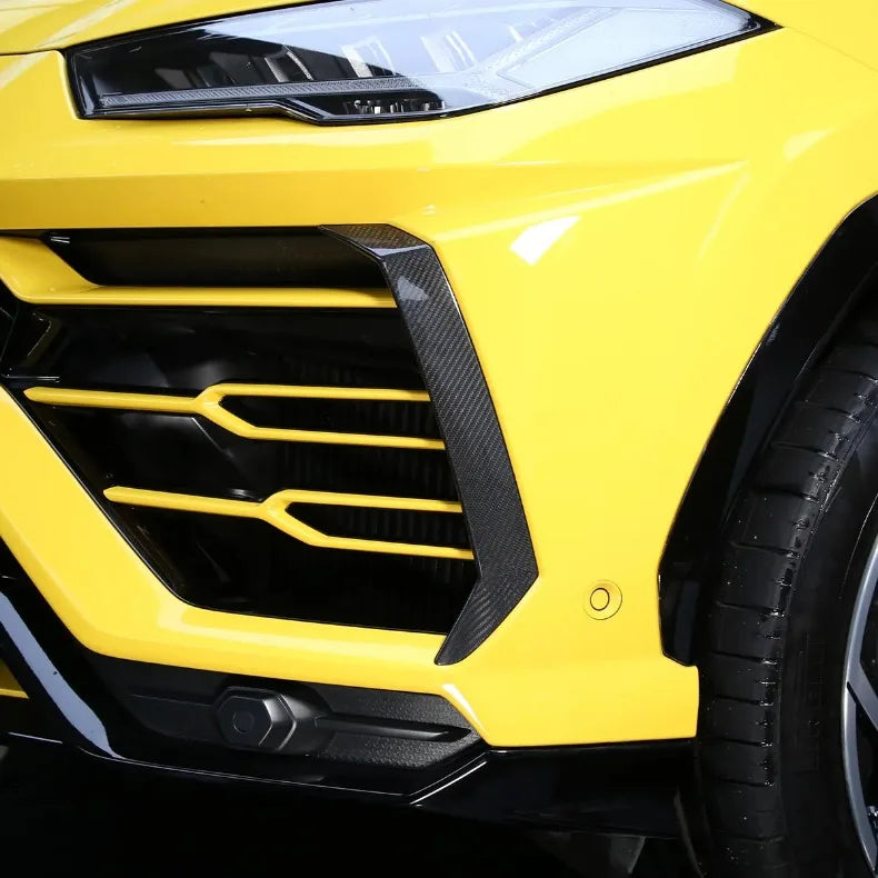 Dry Carbon Fiber Front Canard Air Intake Vents Trim - Lamborghini URUS