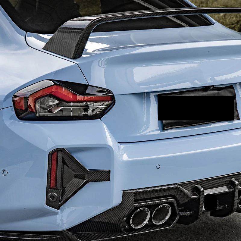 Dry Carbon Fiber Rear Bumper Side Trim Replacement -  BMW M2 G87