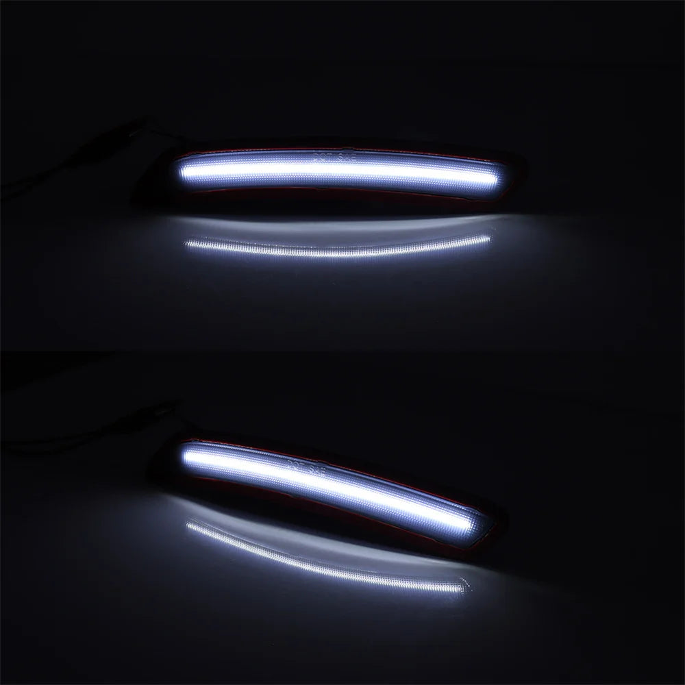 LED Smoked Side Marker light Front Bumper & Rear Bumper Reflectors - Toyota Supra MK5