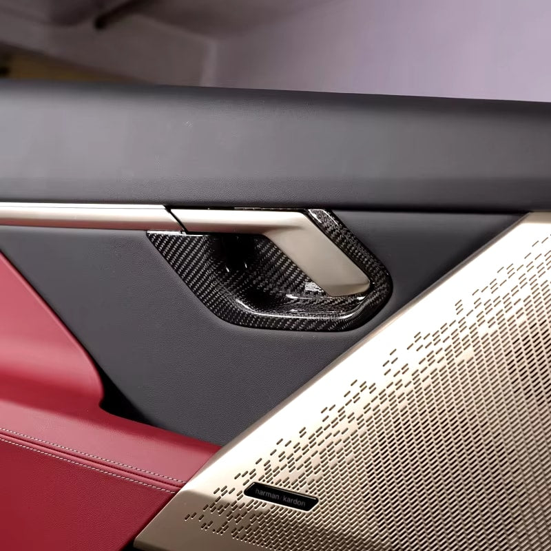 Carbon Fiber Car Inner Door Bowl Handle - BMW 5 Series i5 M60 G60 530