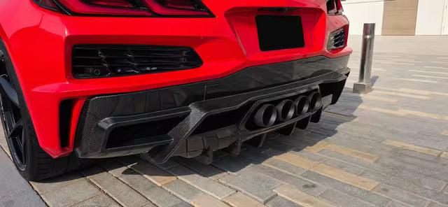 Carbon Fiber Rear Diffuser - Chevrolet Corvette C8 Z06 ZR1