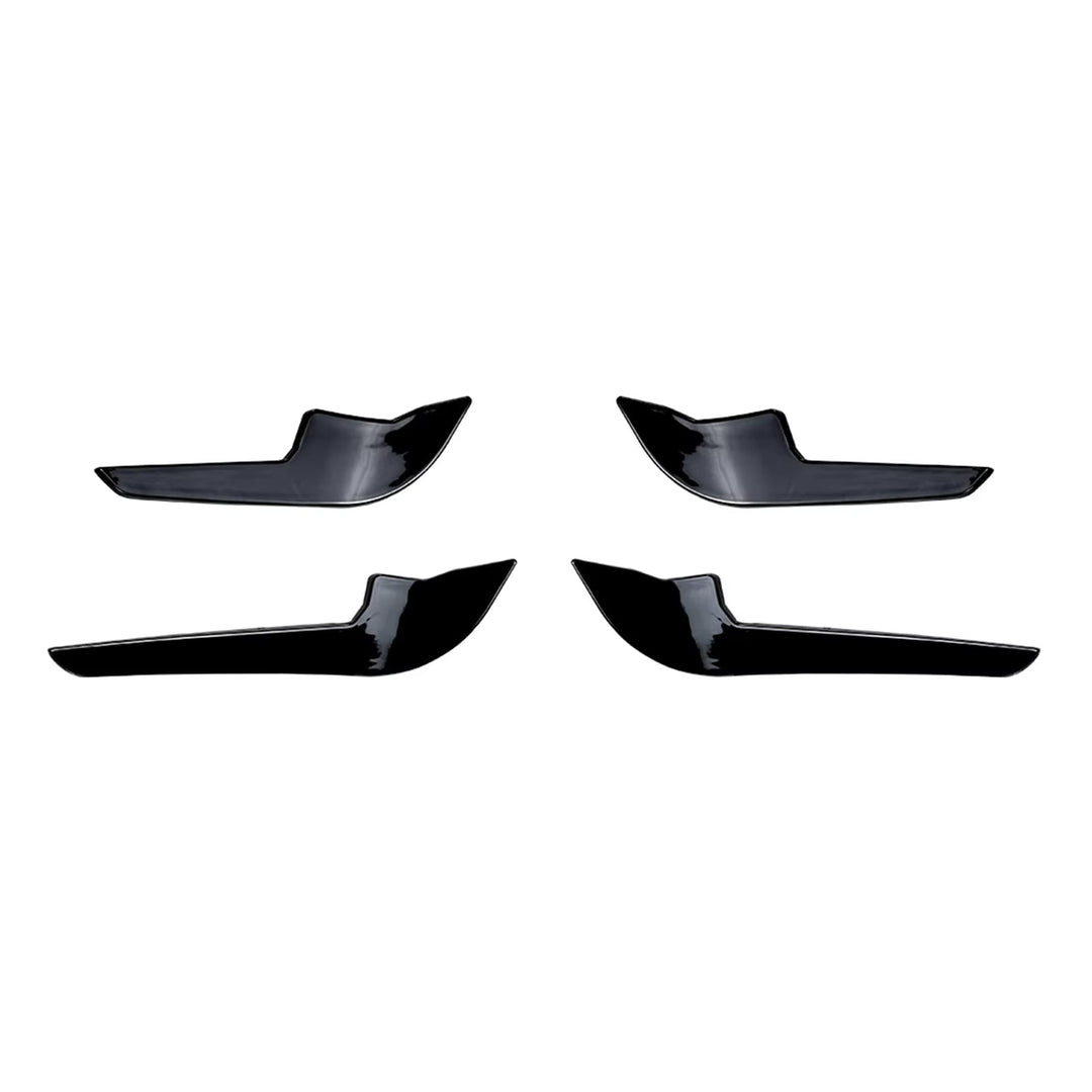 Gloss Black Aerodynamic Front Canard - Audi RS3 8Y 2021-2024 Sedan