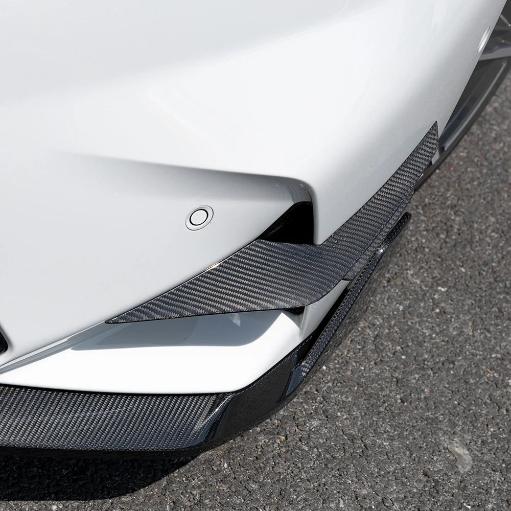 Prepreg Carbon Fiber Front Canards - BMW M5 G90 G99