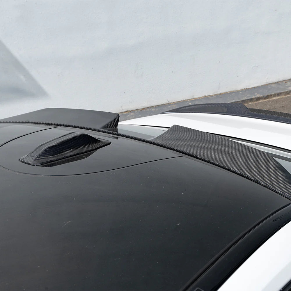 Preprep Carbon Fiber SQ Rear Roof Spoiler - BMW 5 Series G60 5 Series / M5 G90