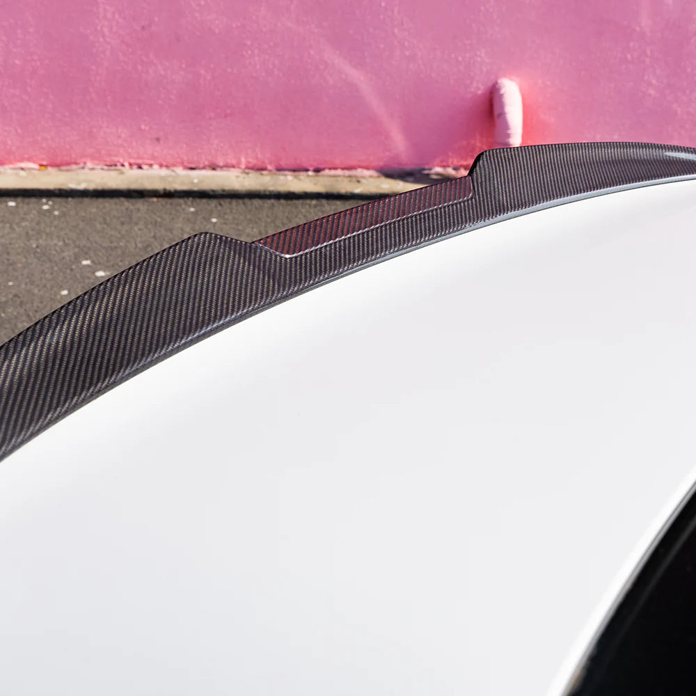 Prepreg Carbon Fiber SQ Trunk Rear Spoiler - BMW 5 Series G60