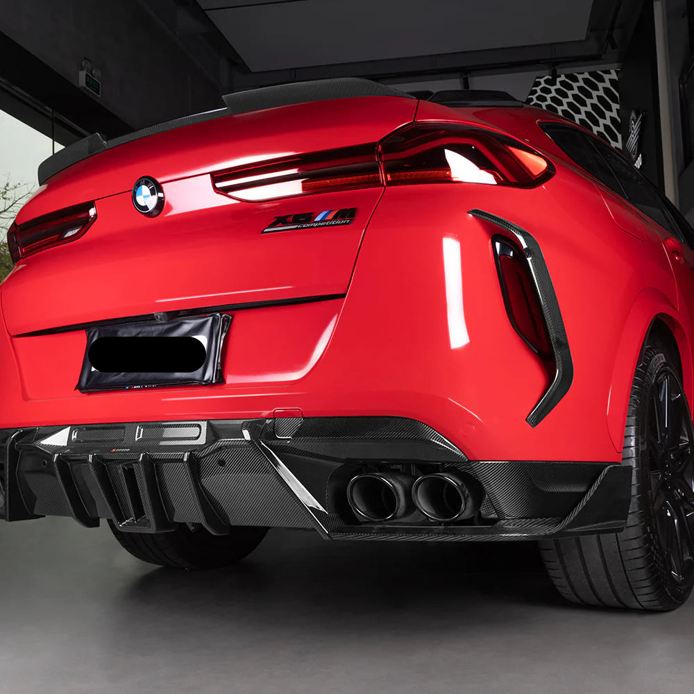 SQ Prepreg Carbon Fiber Diffuser - BMW X6M F96 LCI / prelci