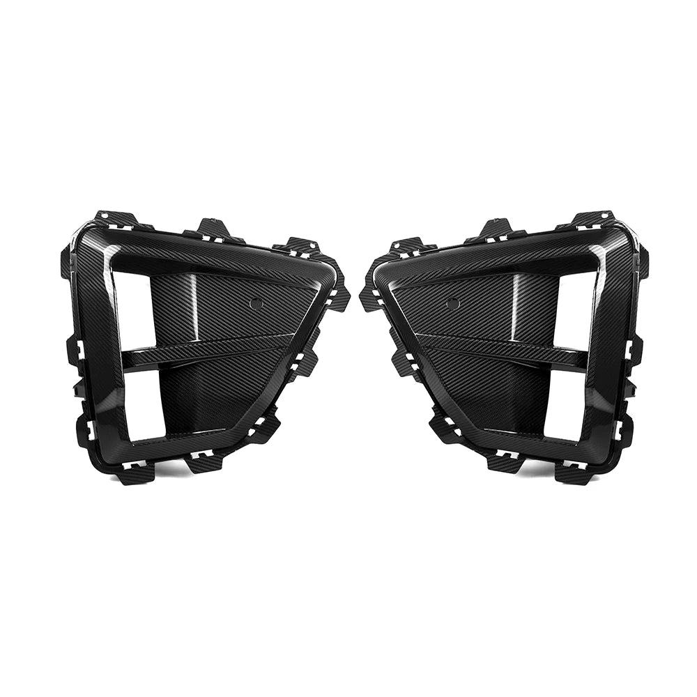 Prepreg SQ Carbon Fiber Front Duct replacement- BMW X5M F95 LCI