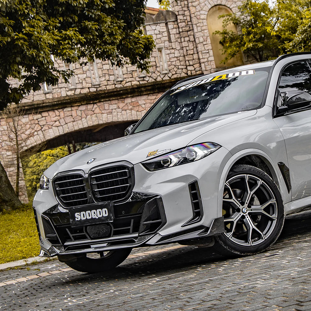 SQ Style Carbon Fiber Front Lip - BMW X5 G05 LCI M Sport