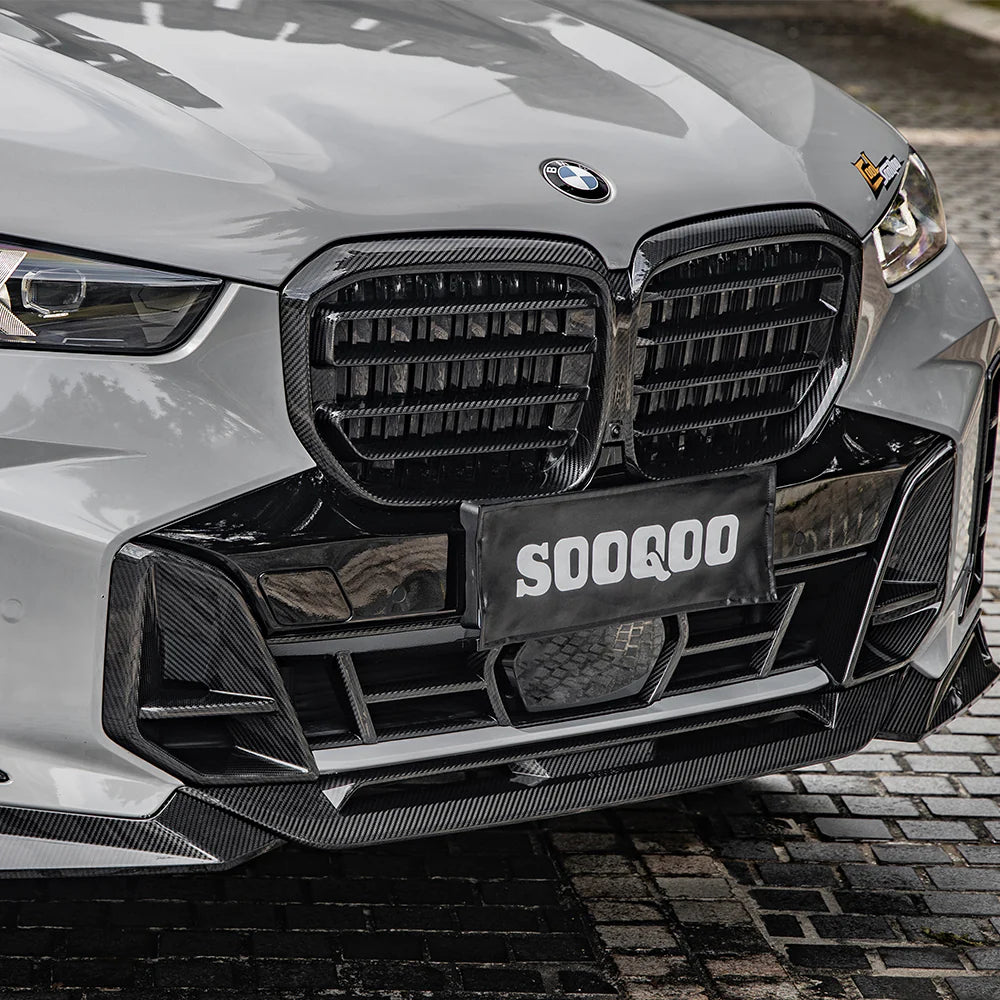 SQ Style Carbon Fiber Front Lip - BMW X5 G05 LCI M Sport