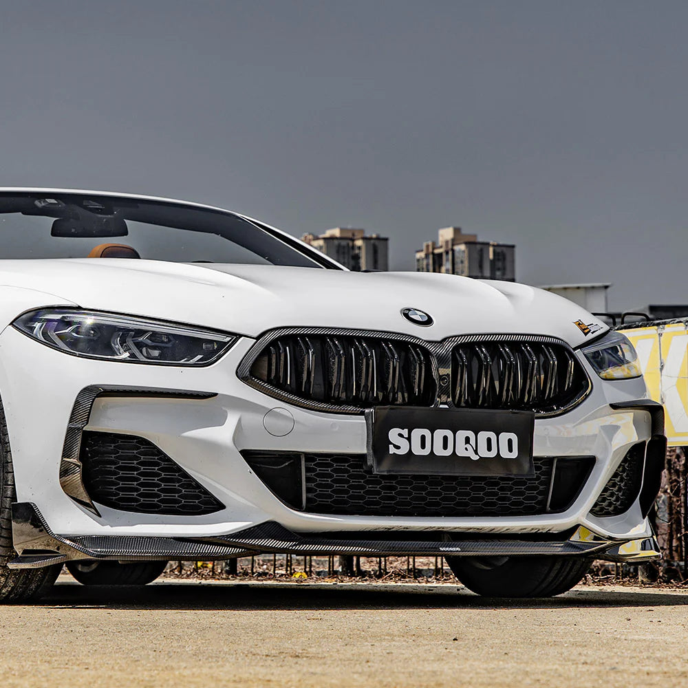 SOOQOO Carbon Fiber Front Lip - BMW G14 G15 G16 8 series