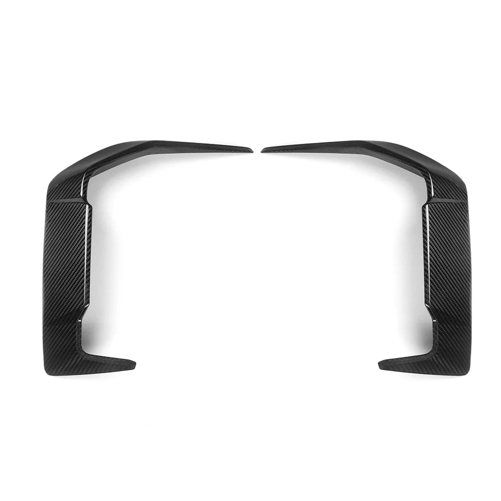 Prepreg Carbon Fiber Front Bumper Fog Side Vent Trim - BMW 5 Series G60