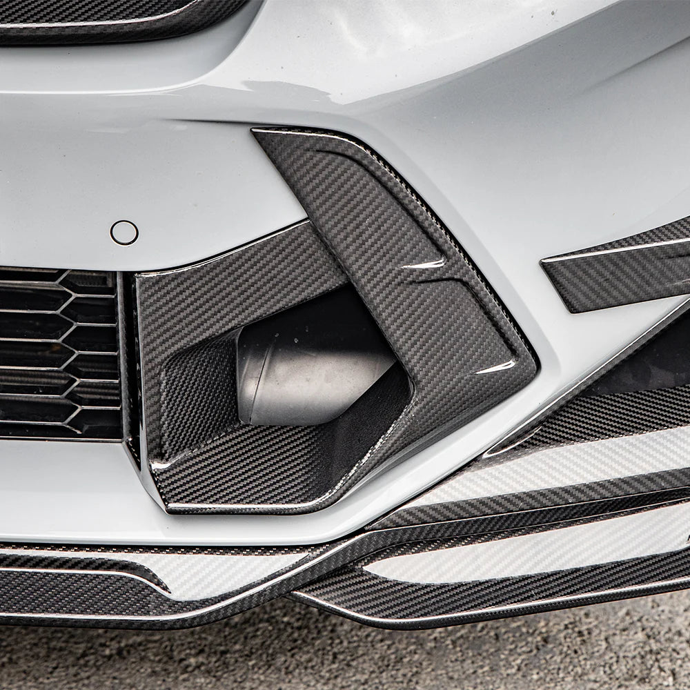 BMW X3M F97 LCI Front Bumper Air Ducts In Prepreg Carbon Fiber
