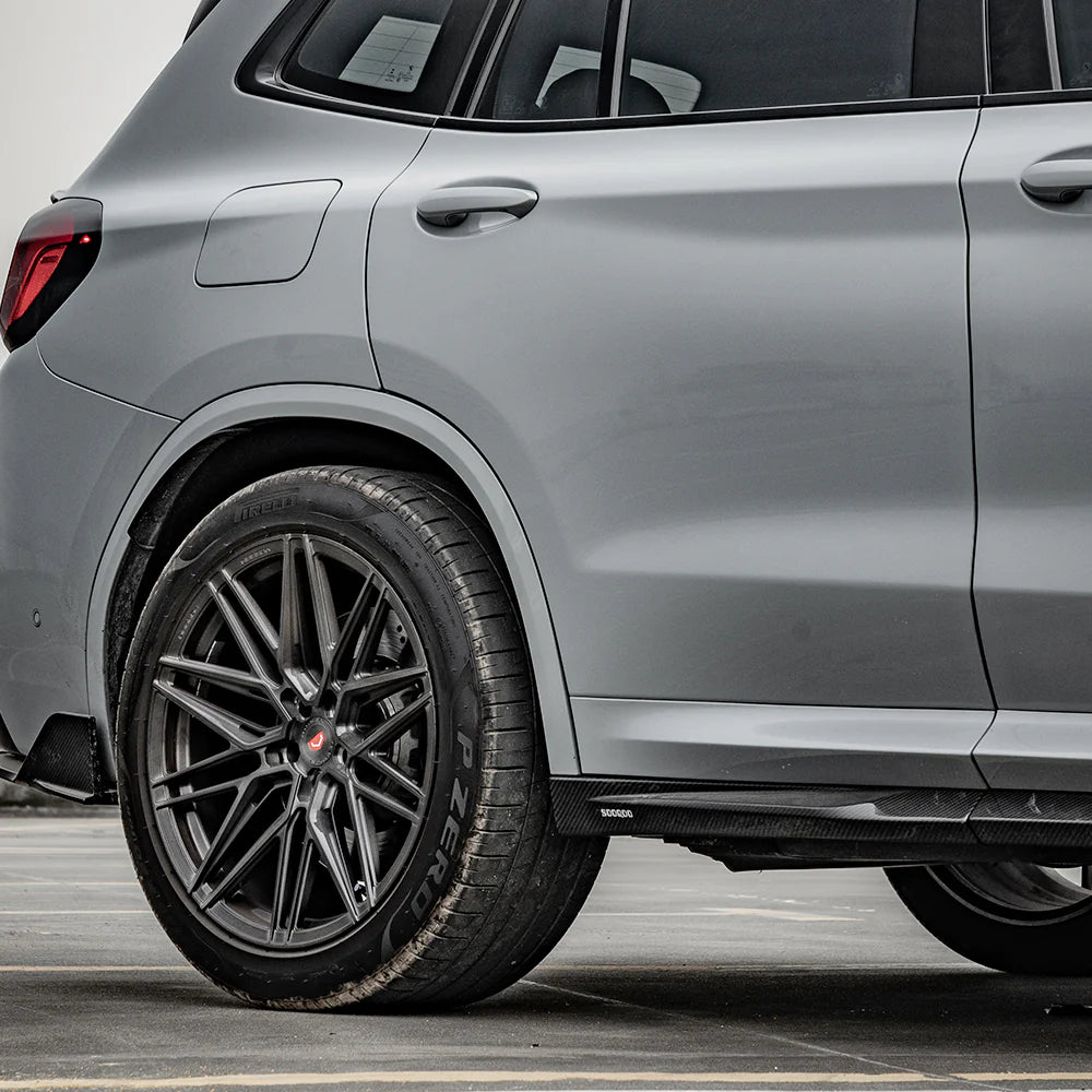 Carbon Fiber Side Skirt Sq V1 - BMW X3M F97