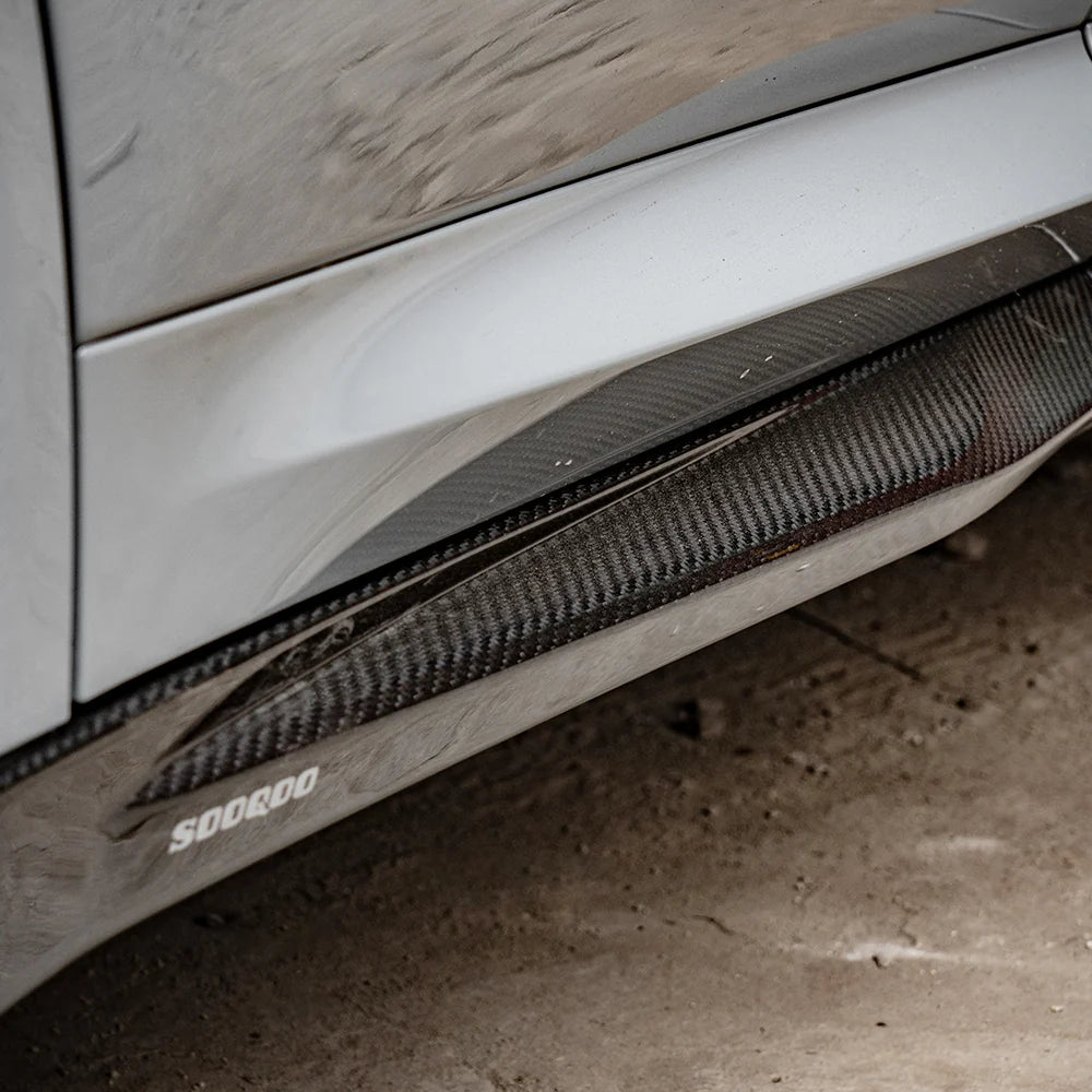 Carbon Fiber Side Skirt Sq V1 - BMW X3M F97