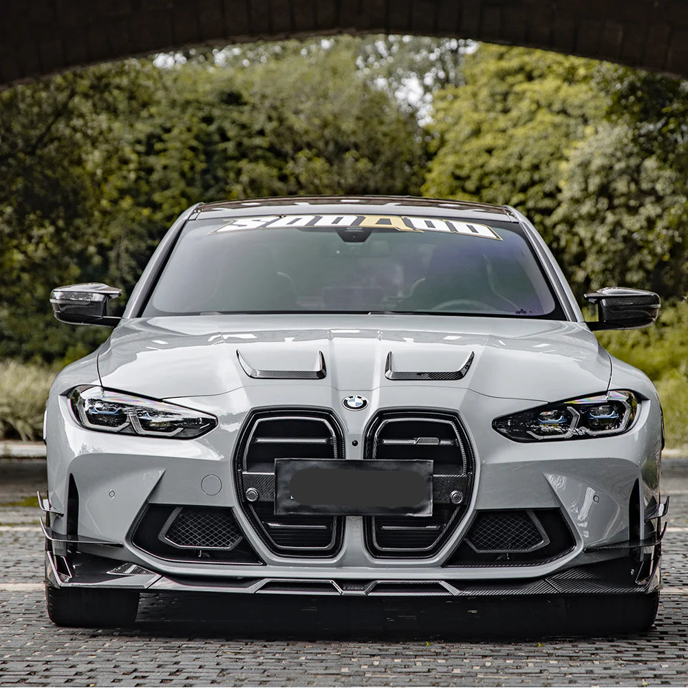 Carbon Fiber SQ Front Splitter Lip V1 - BMW M3 G80 M4 G82