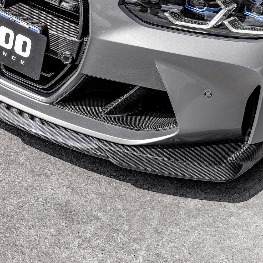 Carbon Fiber SQ Front Splitter Lip V2 - BMW M3 G80 M4 G82
