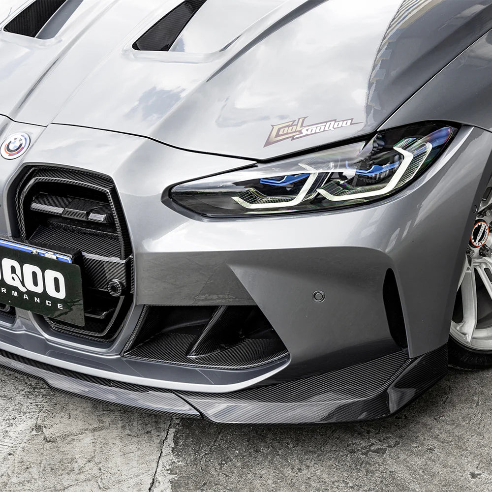 Carbon Fiber SQ Front Splitter Lip V2 - BMW M3 G80 M4 G82