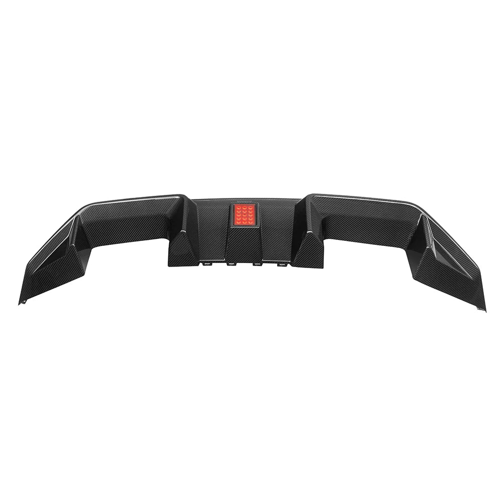 Carbon Fiber SQ V3 Rear Diffuser With Brake Light -  BMW M2 G87