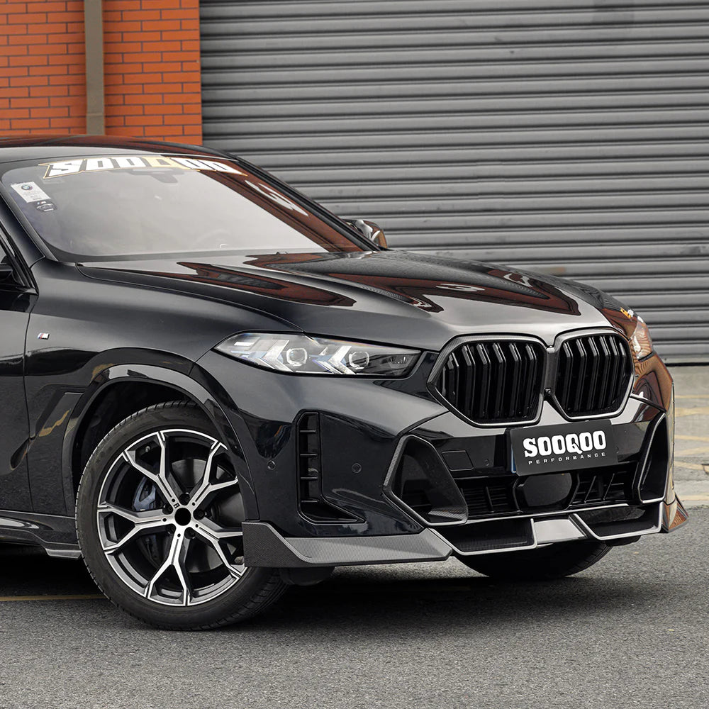 BMW X6 G06 Facelift Prepreg Carbon Fiber Front Lip