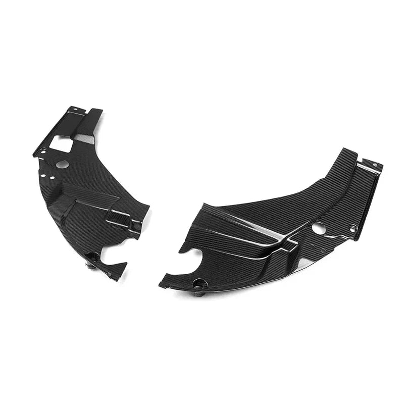 Carbon Fiber Engine Bay Headlight Cover Trim Set V2 - BMW M2 G87
