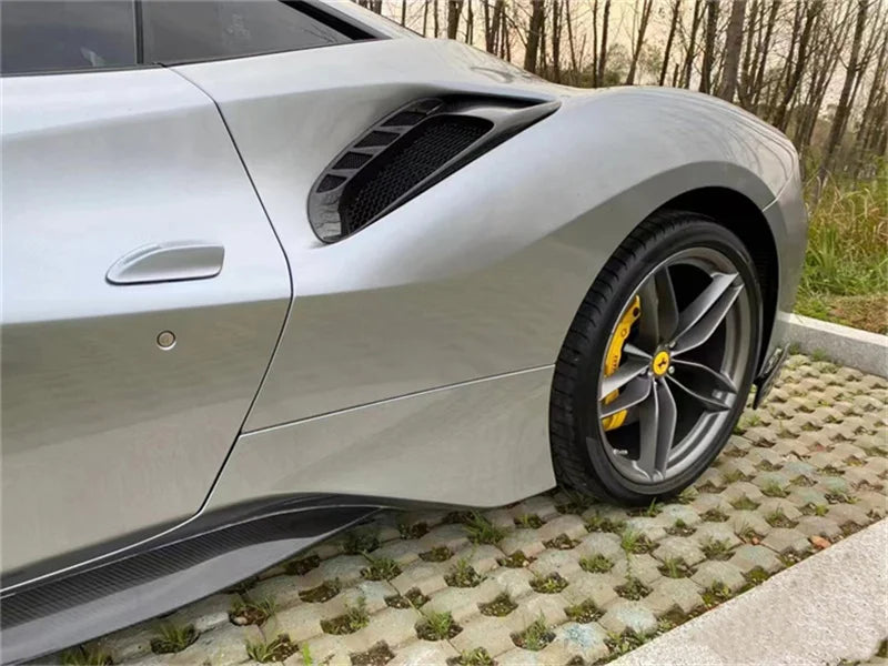 P Style Carbon Fiber Side Airvent Replacement -  Ferrari 488 GTB Spider