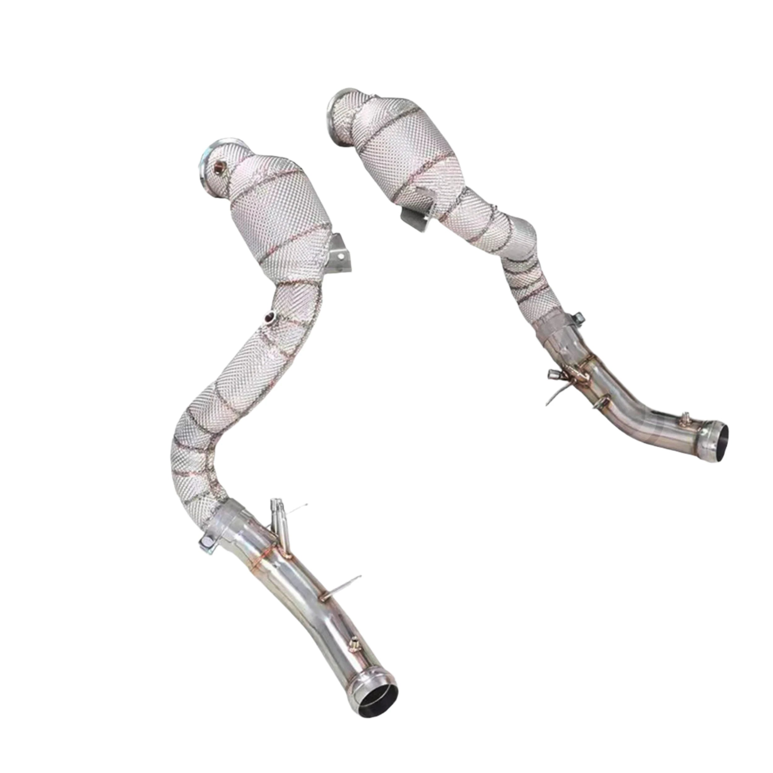 Performance DownPipes w/ HeatShied - Mercedes BENZ AMG GT63 GT63S 4.0T
