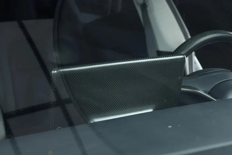 Carbon Fiber Screen Cover - 2023-24 Tesla Model 3 / Y highland