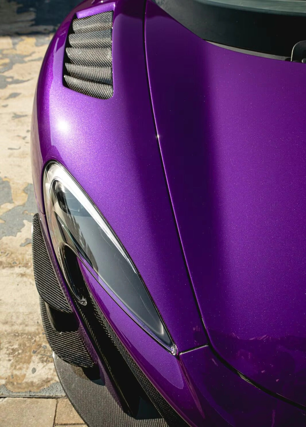 Vented Partial Carbon Fiber Front Fender - McLaren 650S