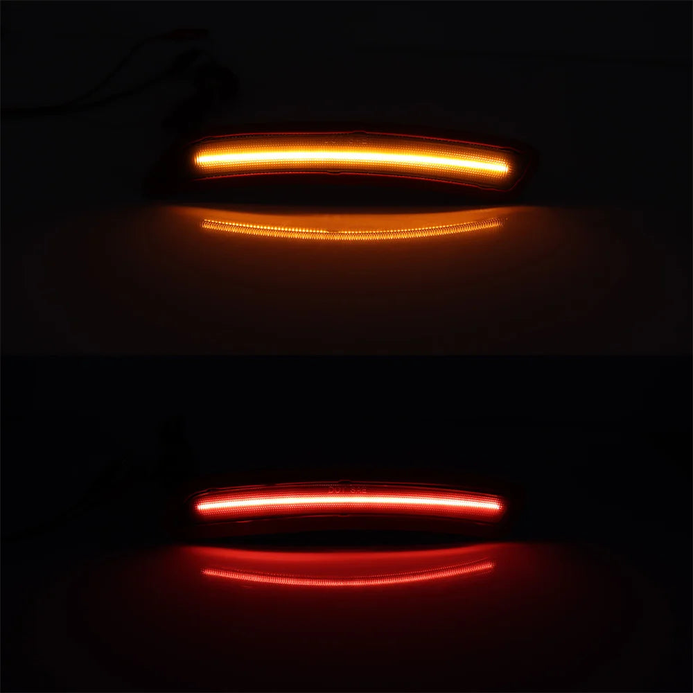 LED Smoked Side Marker light Front Bumper & Rear Bumper Reflectors - Toyota Supra MK5