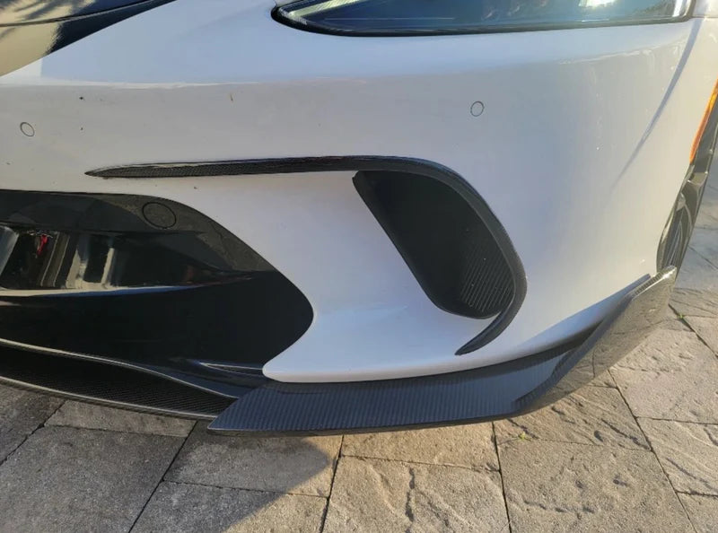 W-Style Carbon Fiber Front Lip - McLaren GT