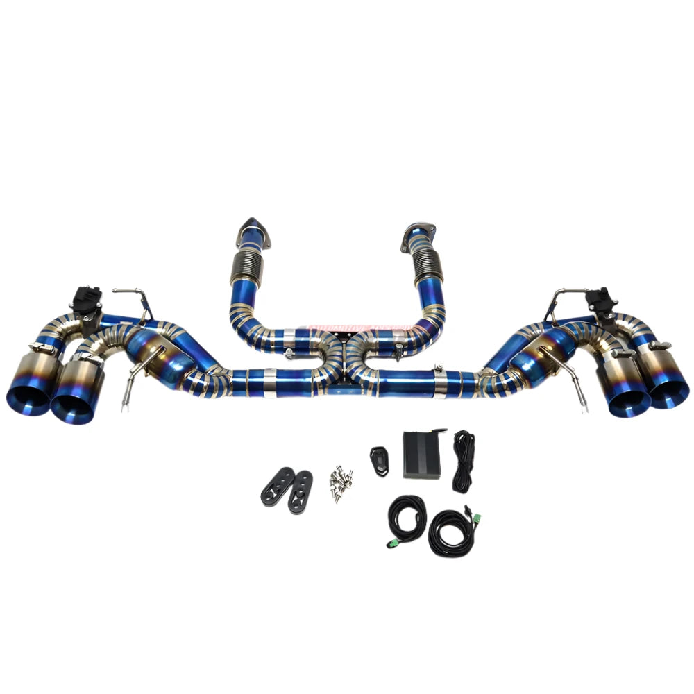 Titanium Full Valved Exhaust - 2020 - 2024 Corvette C8