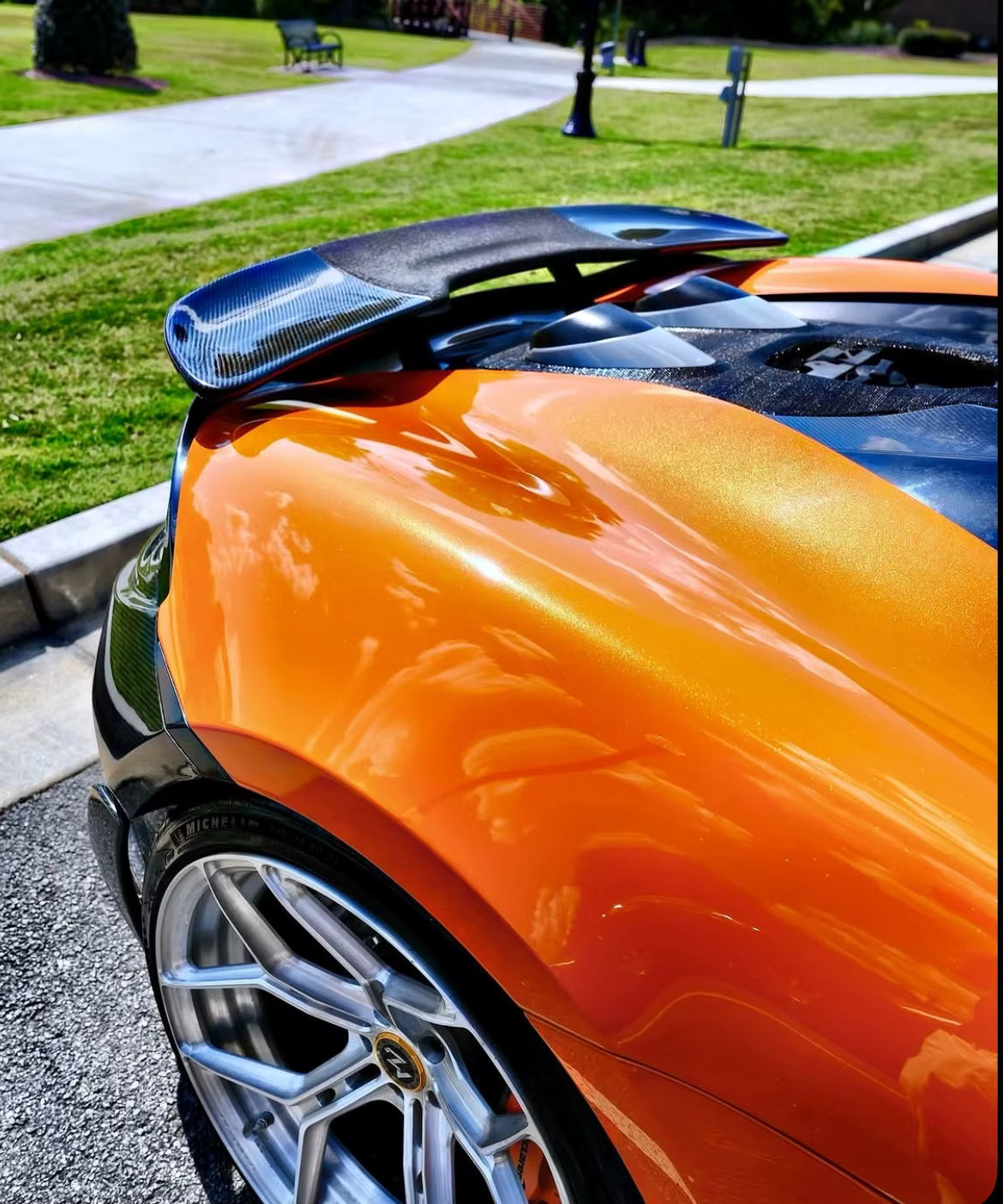 600LT Carbon Fiber Rear Hood Deck Lid Conversion - McLaren 540C & 570S & 600lt